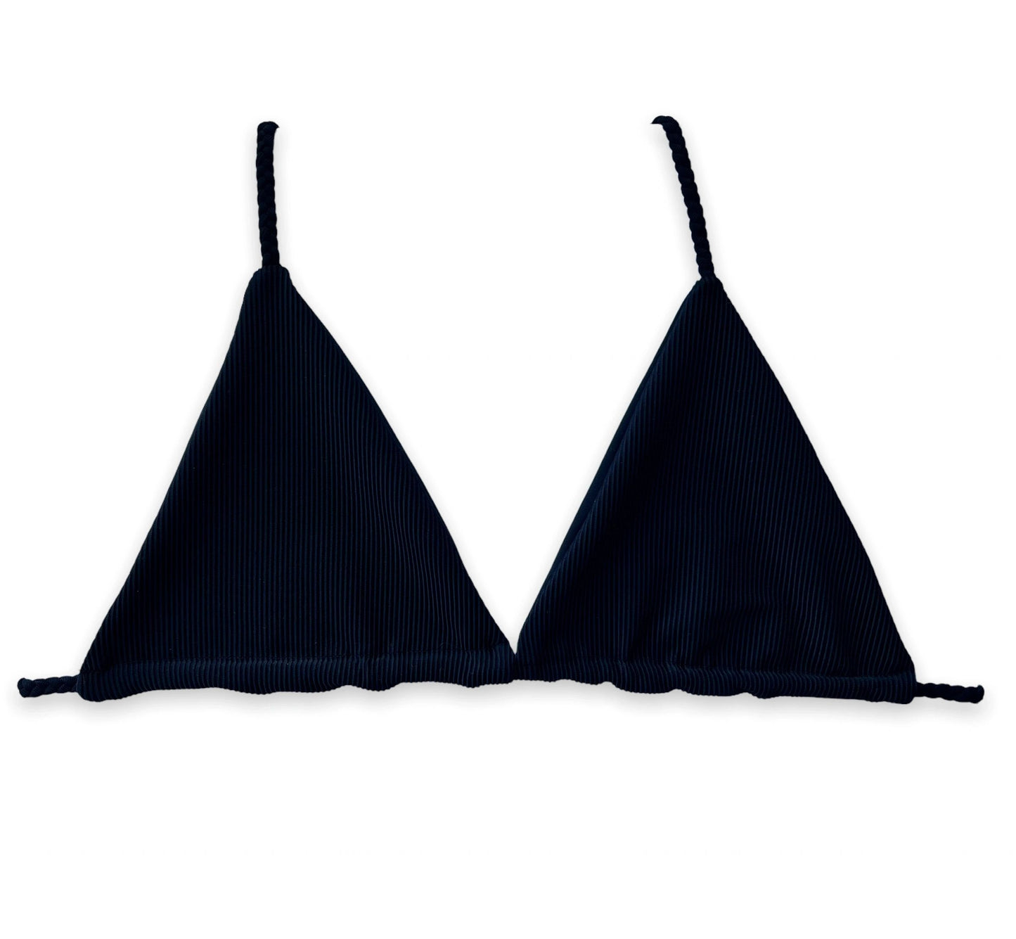 Triangle Top - Onyx Ribbed