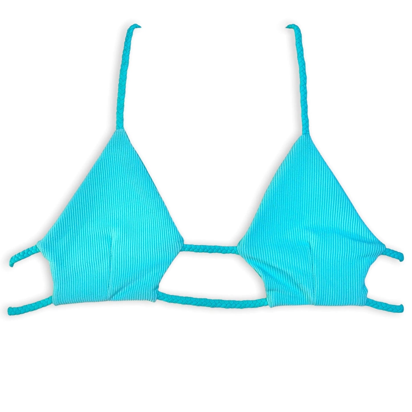 Diamond Top - Cabo Blue Ribbed