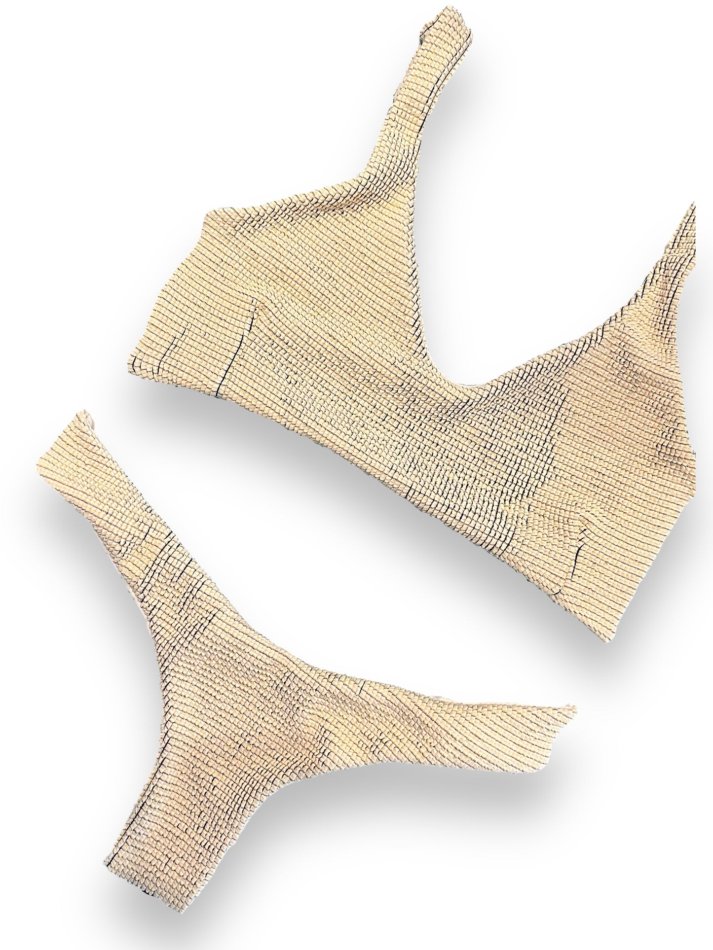 Bralette Top - Ivory Popcorn