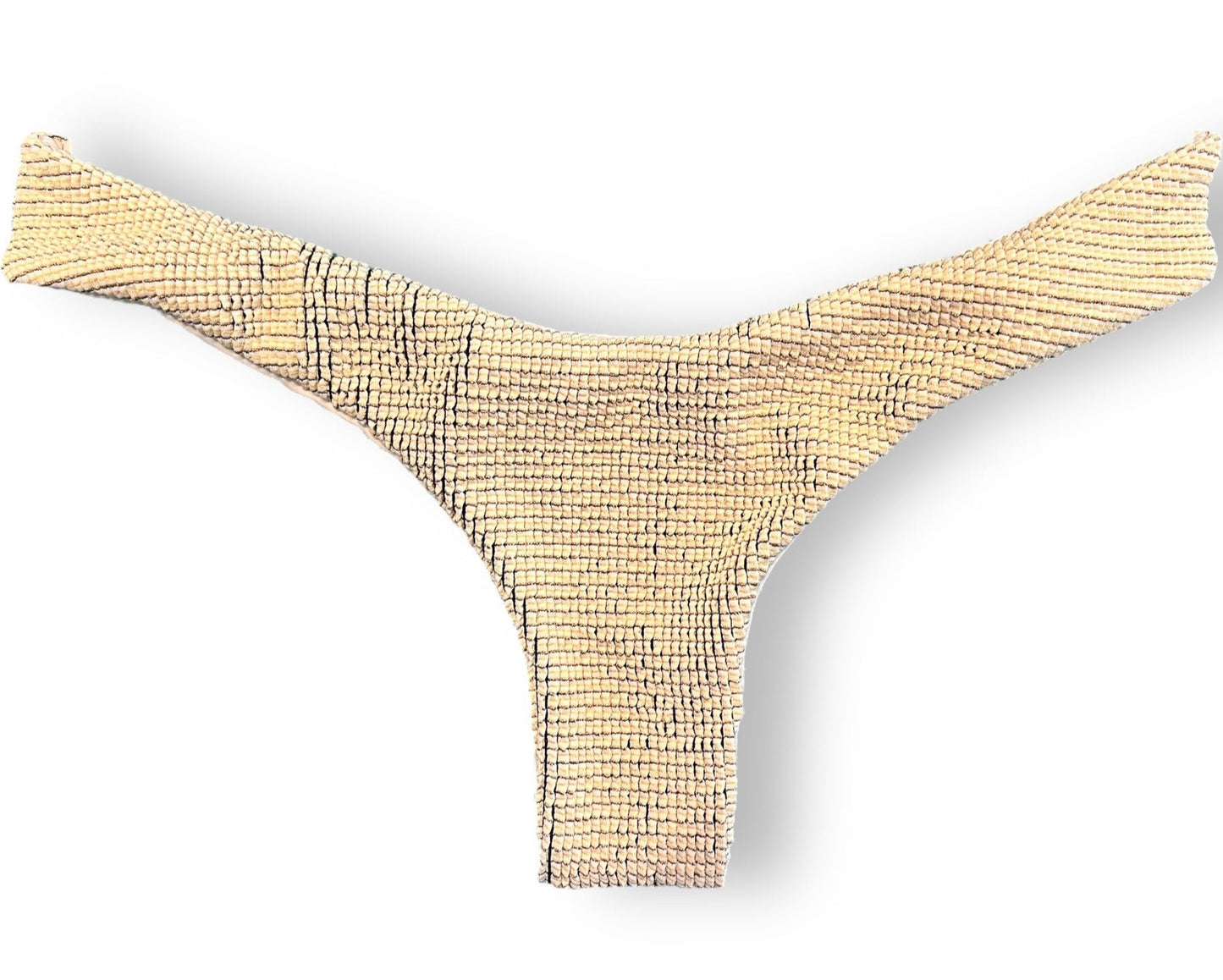High Waist Bottom - Ivory Popcorn