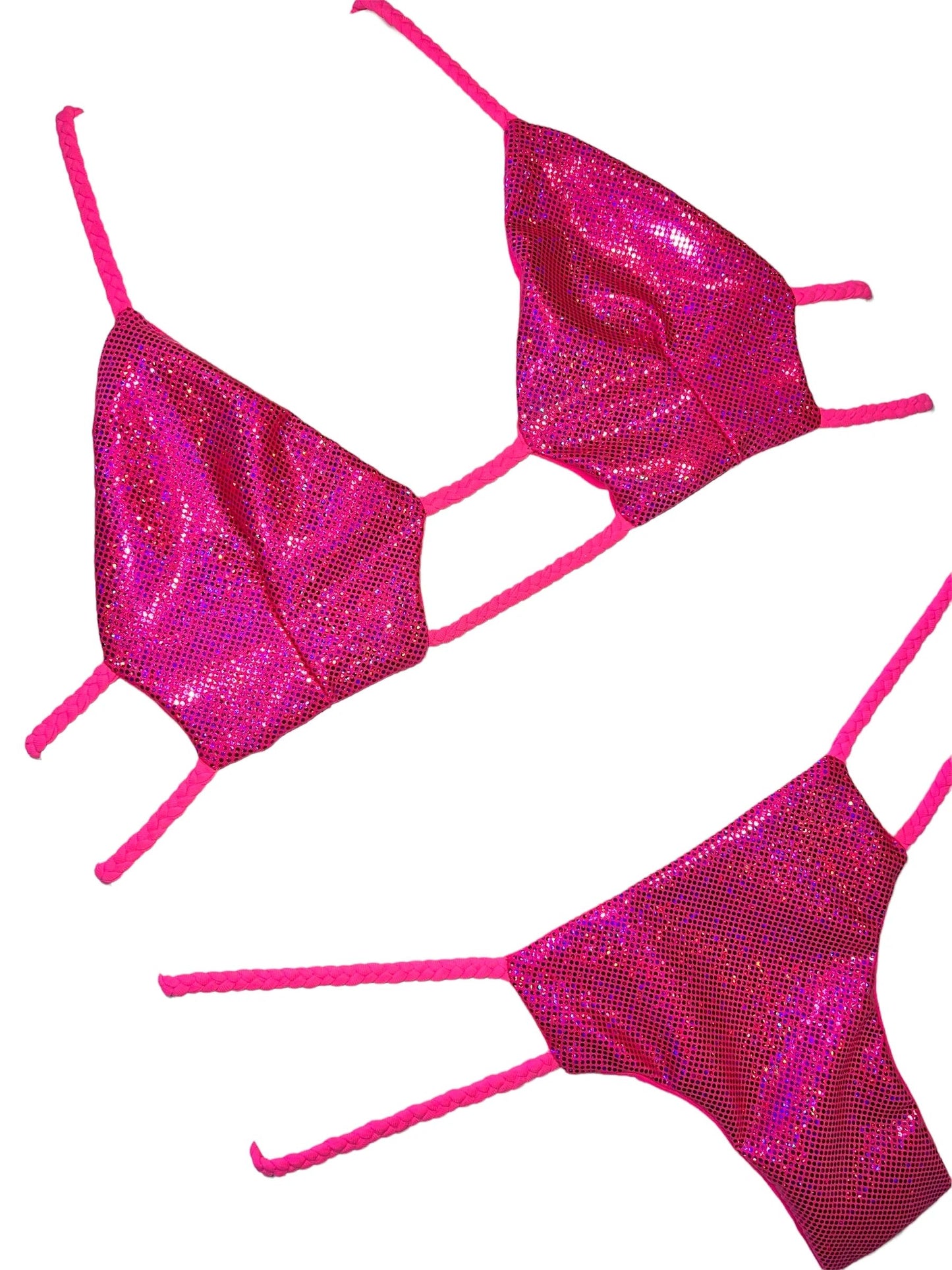 Diamond Top - Hot Pink Sparkle