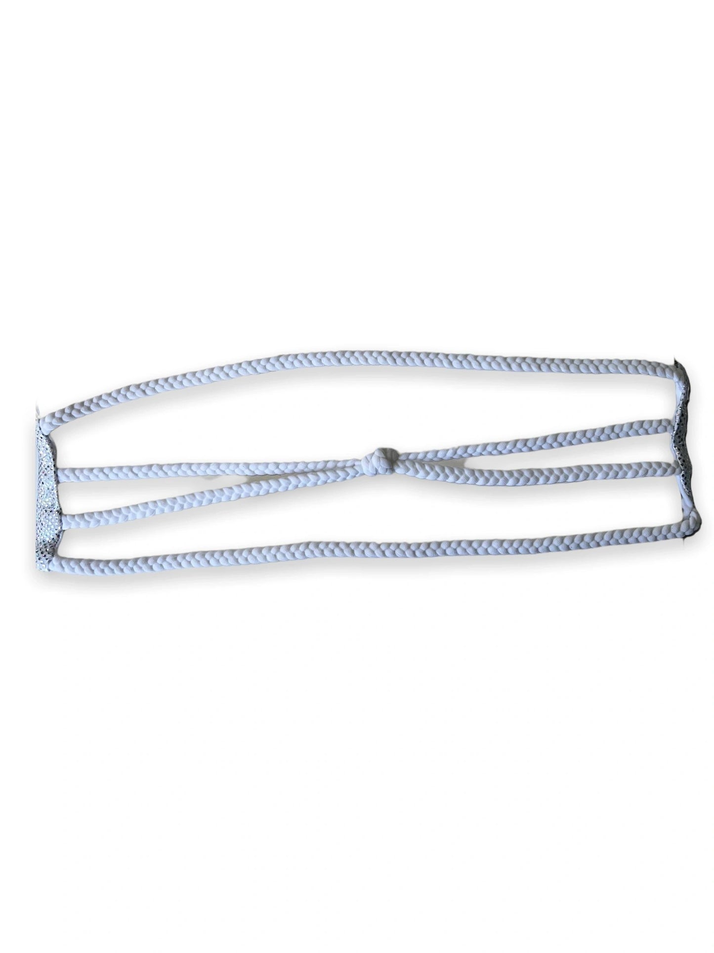 Cross My Heart Top - White Sparkle