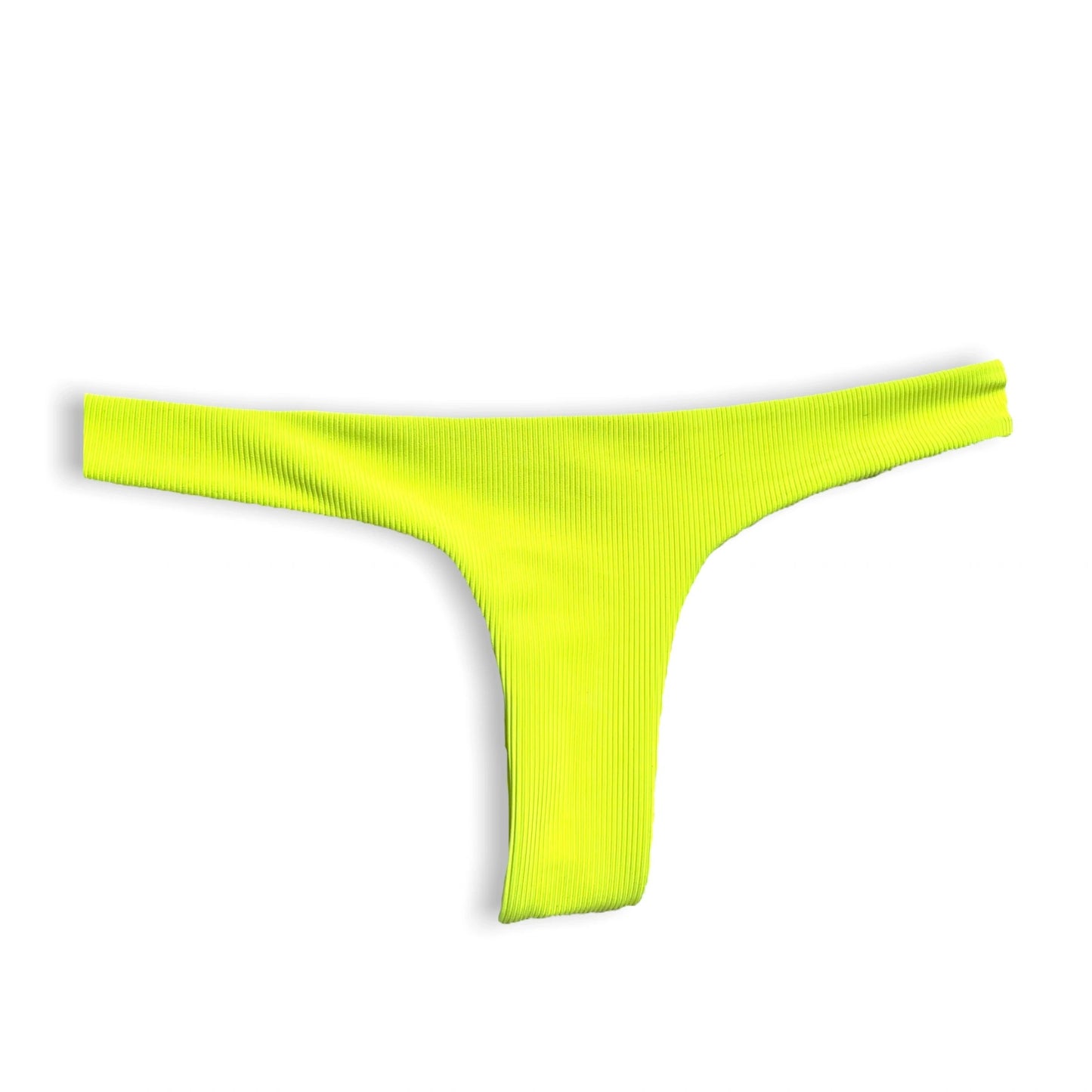 Single Strap Bottom - Electric Lemonade Ribbed
