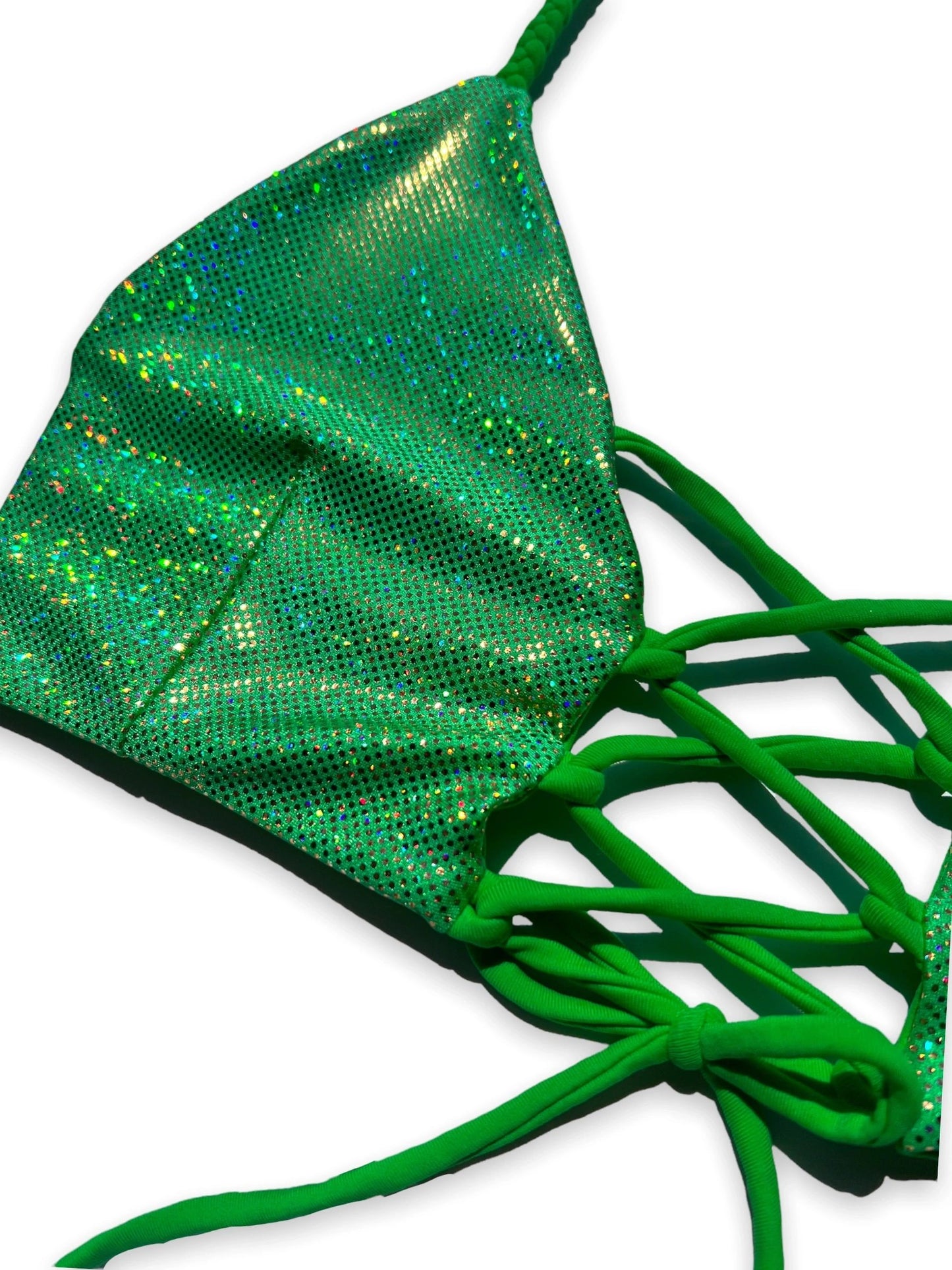 Cross My Heart Top- JADE SPARKLE