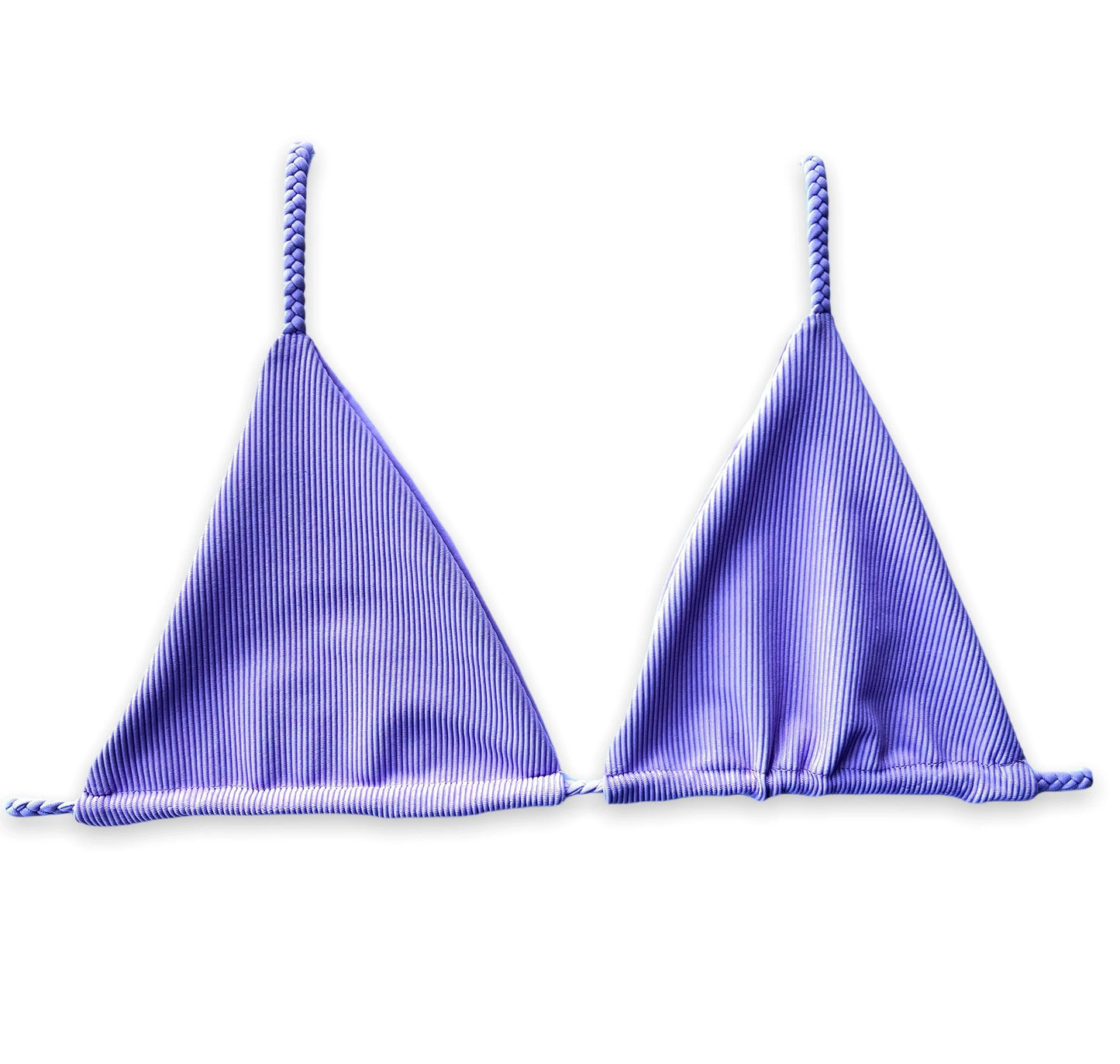 Triangle Top - Lavender Ribbed