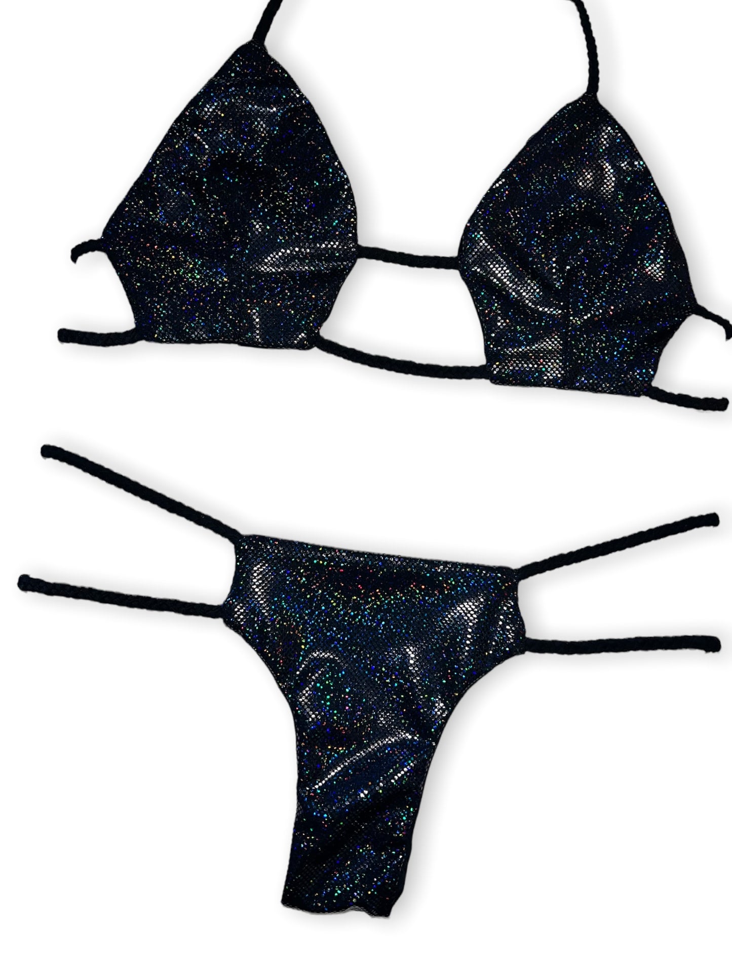 Double Braid Bottom - Onyx Sparkle