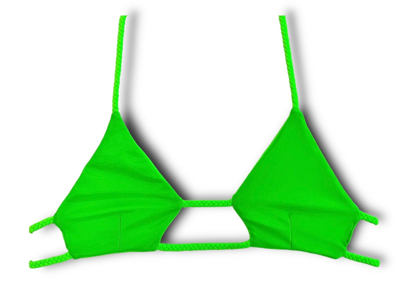Diamond Top - Electric Lime Shimmer