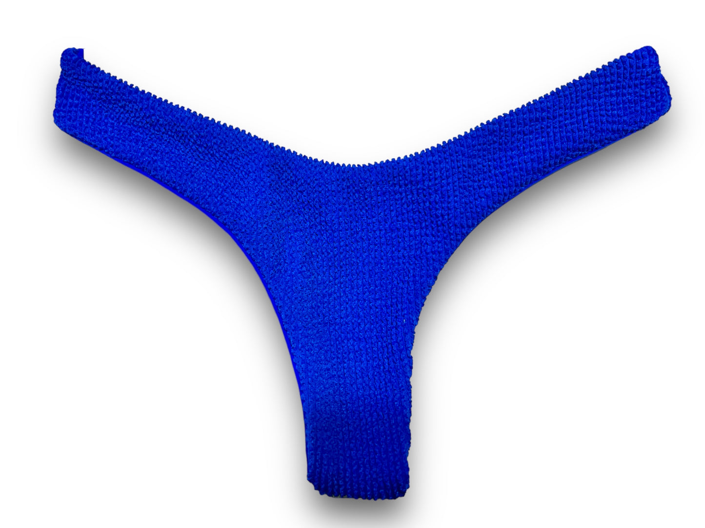 High Waist Bottom - Royal Blue Popcorn