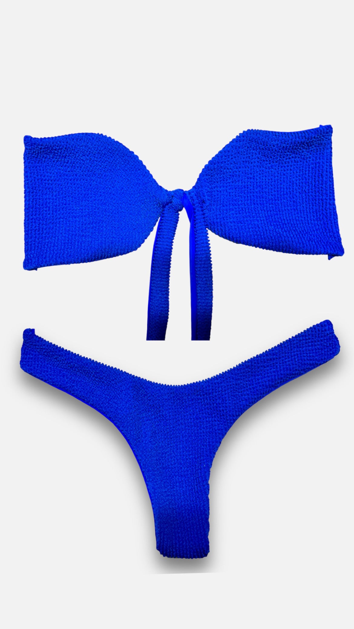 Nauti Bandeau - Royal Blue Popcorn