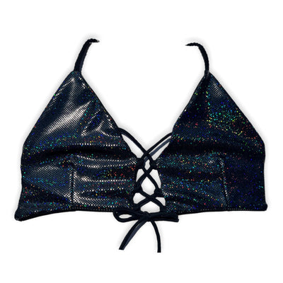 Cross My Heart Top - Onyx Sparkle