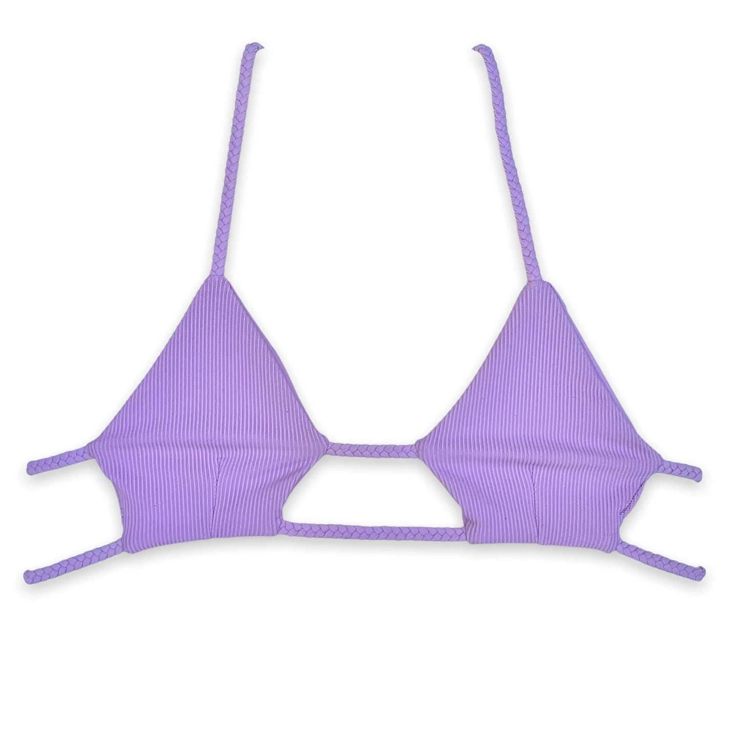 Diamond Top - Lavender Ribbed