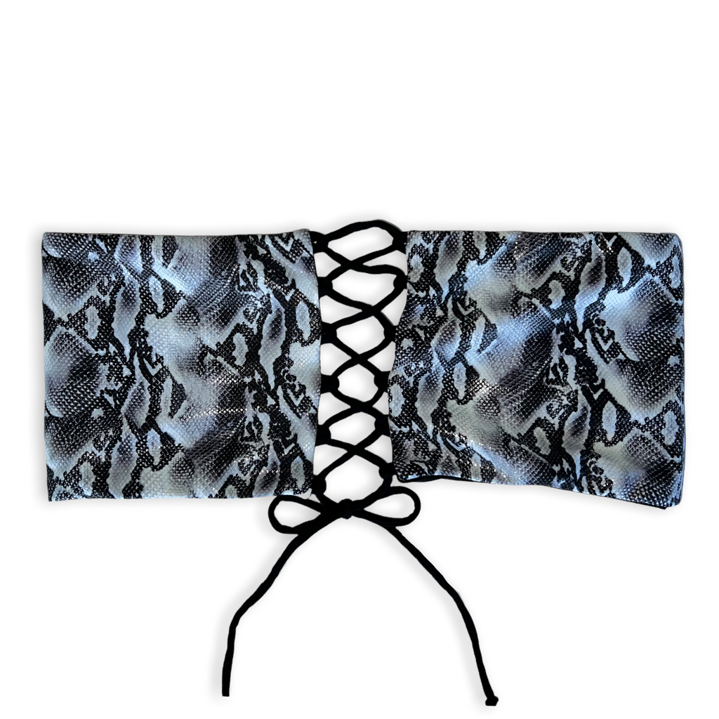 Lace Up Bandeau - Python (Limited Edition)