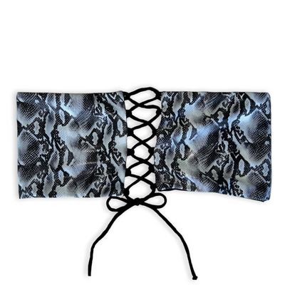 Lace Up Bandeau - Python (Limited Edition)