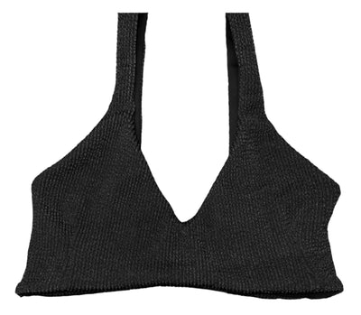 Bralette Top - Black Card Popcorn
