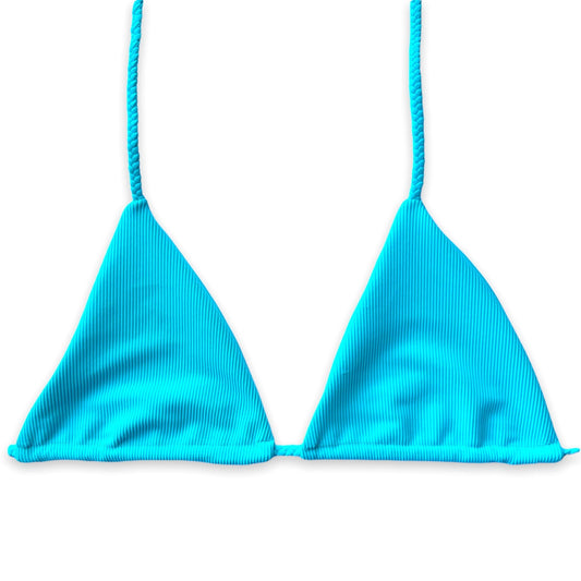 Triangle Top - Cabo Blue Ribbed